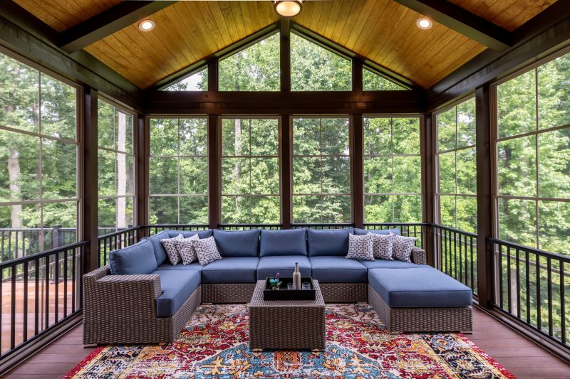 Sunroom with Deck